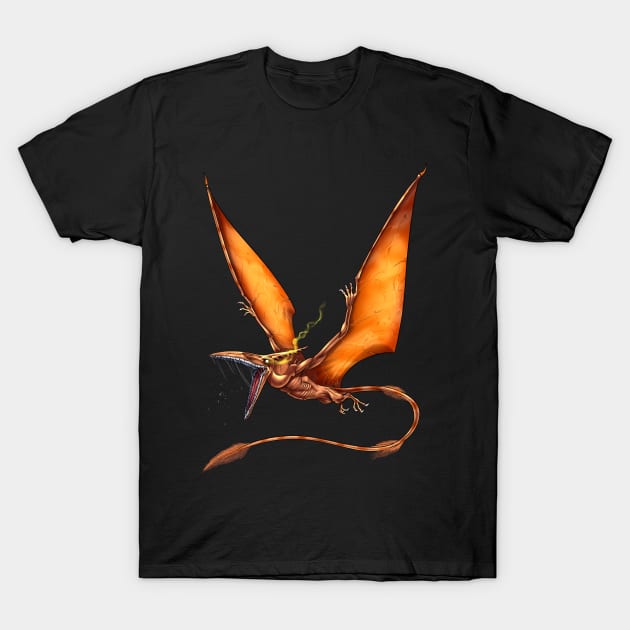 Kongamato Cryptid Creature T-Shirt by underheaven